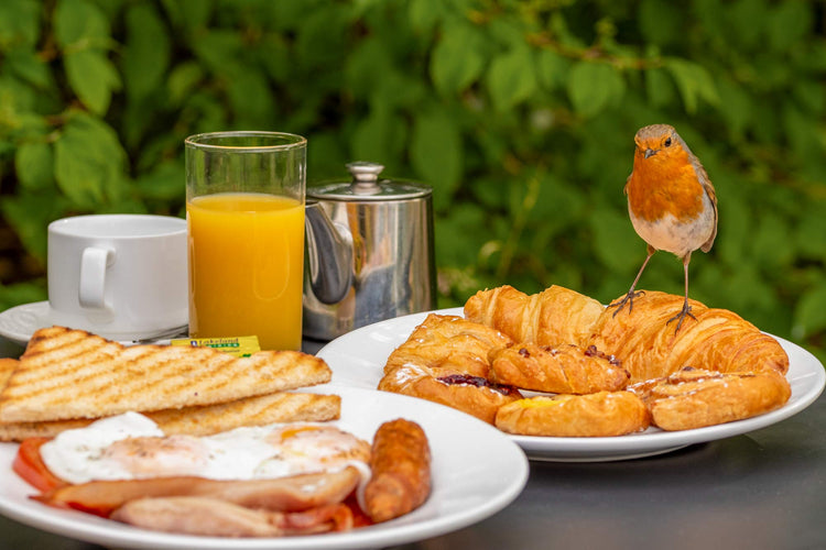 Father's Day brunch, from the Helenium Tea Room at Barnsdale Gardens