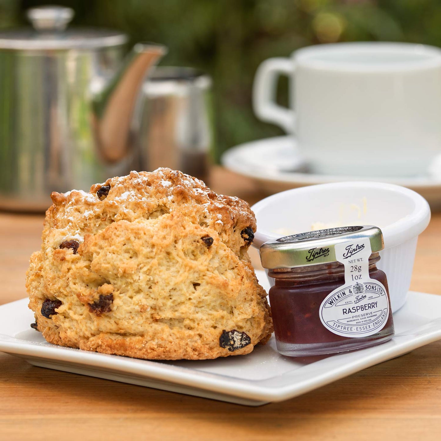 Cream Tea from The Helenium Tea Room at Barnsdale Gardens