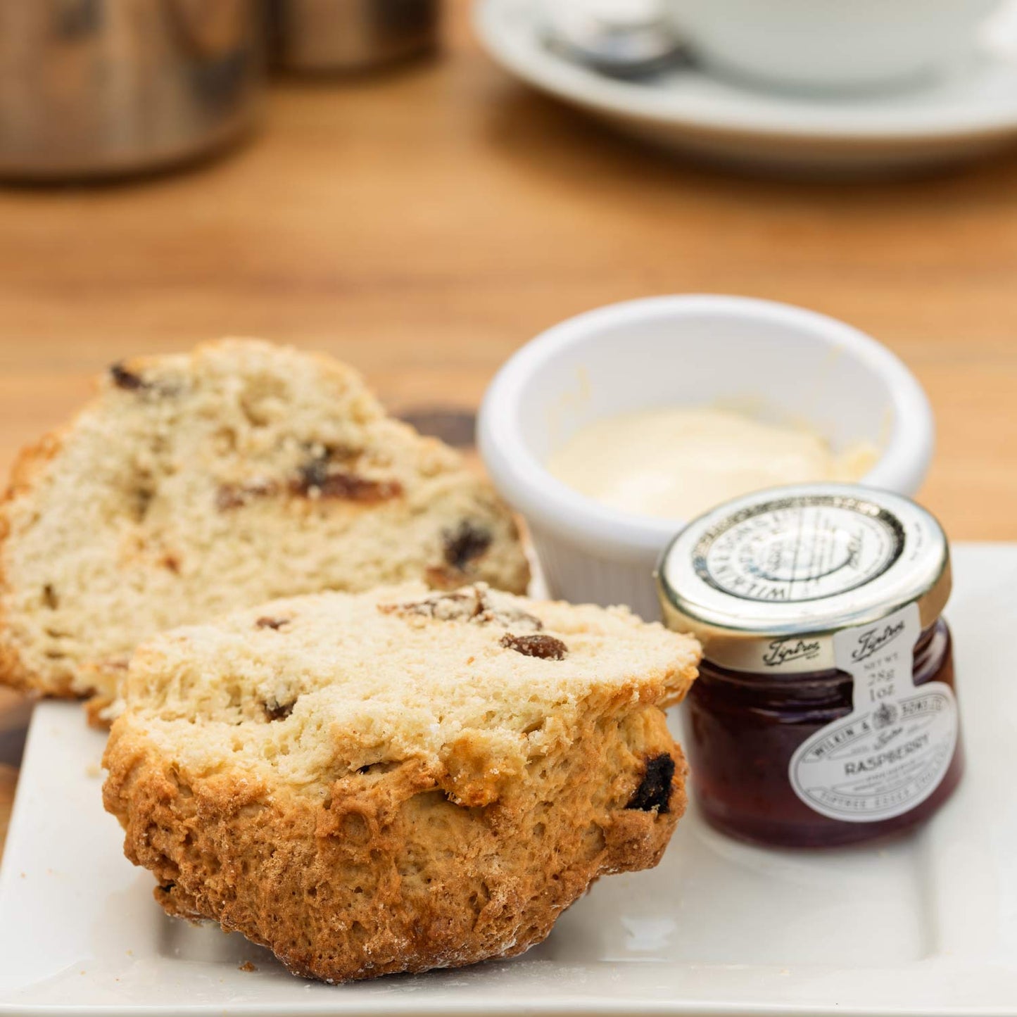 Cream Tea from The Helenium Tea Room at Barnsdale Gardens