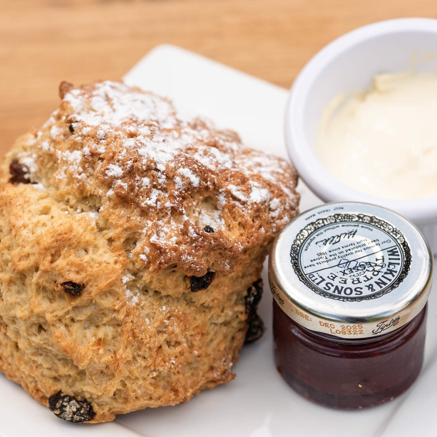 Cream Tea from The Helenium Tea Room at Barnsdale Gardens