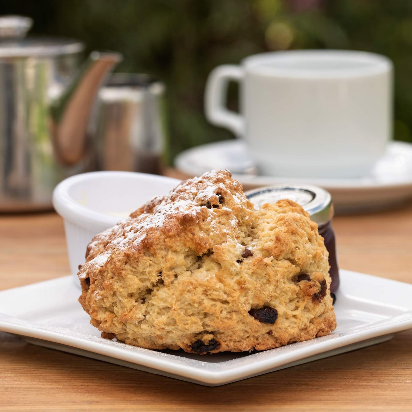 Cream Tea from The Helenium Tea Room at Barnsdale Gardens