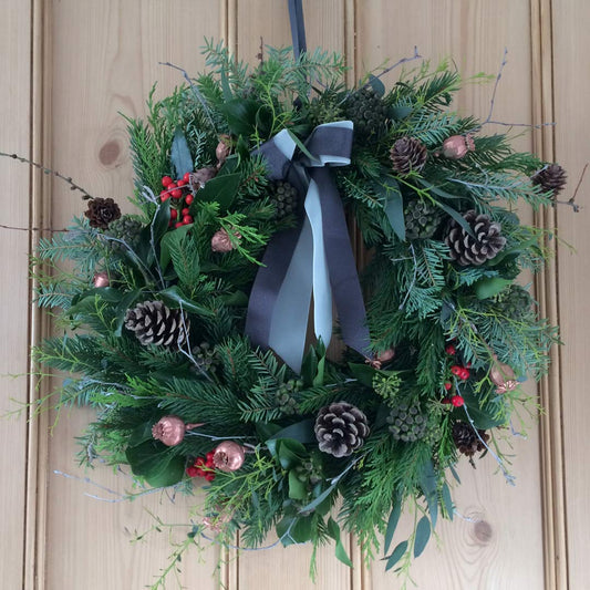 Christmas wreath making workshop