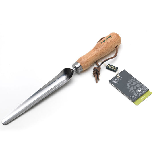 Stainless steel garden widger.