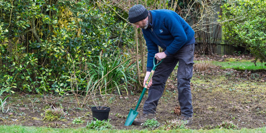 Jon Brocklebank using Bulldog Treaded Tree Planting Spear 28" - Ash Handle with Metal D Shaped Grip - 5518112850 at Barnsdale Gardens