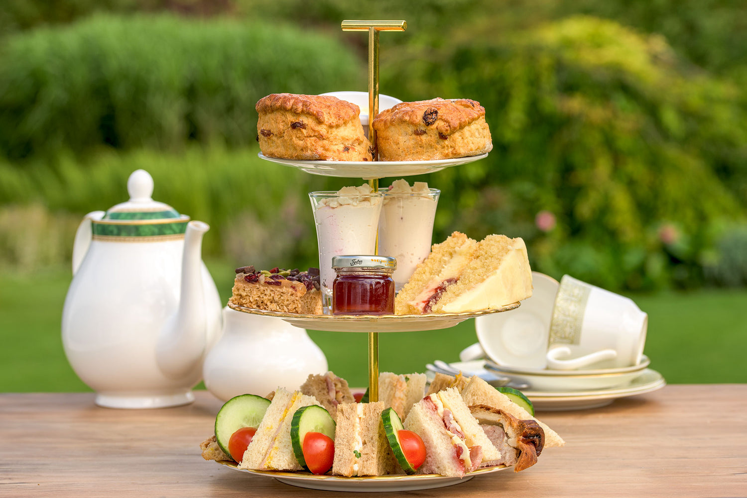 Barnsdale Afternoon Tea from The Helenium Tea Room at Barnsdale Gardens