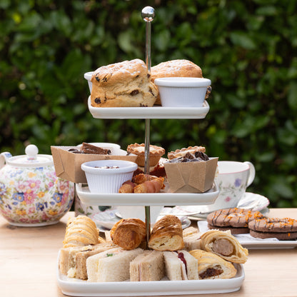 Christmas Afternoon Tea from the Helenium Tearoom at Barnsdale Gardens