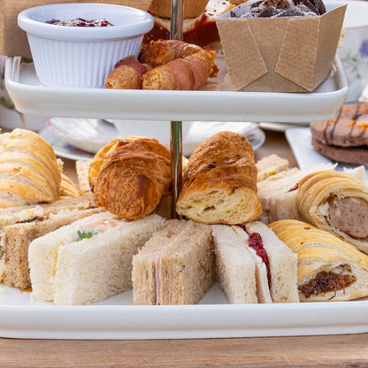Christmas Afternoon Tea from the Helenium Tearoom at Barnsdale Gardens