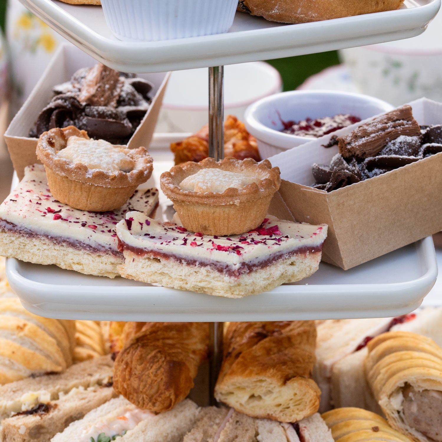 Christmas Afternoon Tea from the Helenium Tearoom at Barnsdale Gardens
