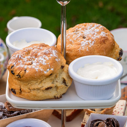 Christmas Afternoon Tea from the Helenium Tearoom at Barnsdale Gardens