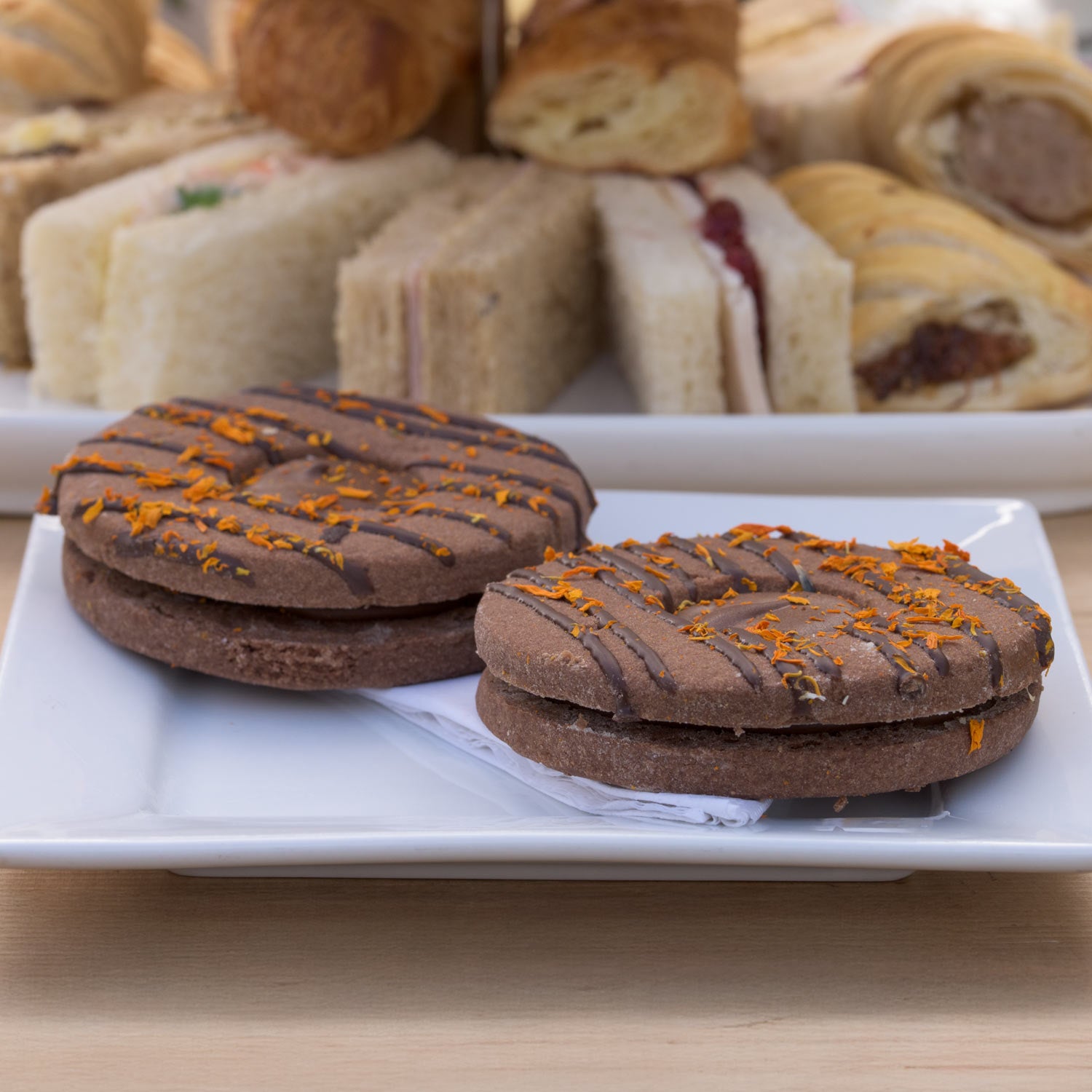 Christmas Afternoon Tea from the Helenium Tearoom at Barnsdale Gardens