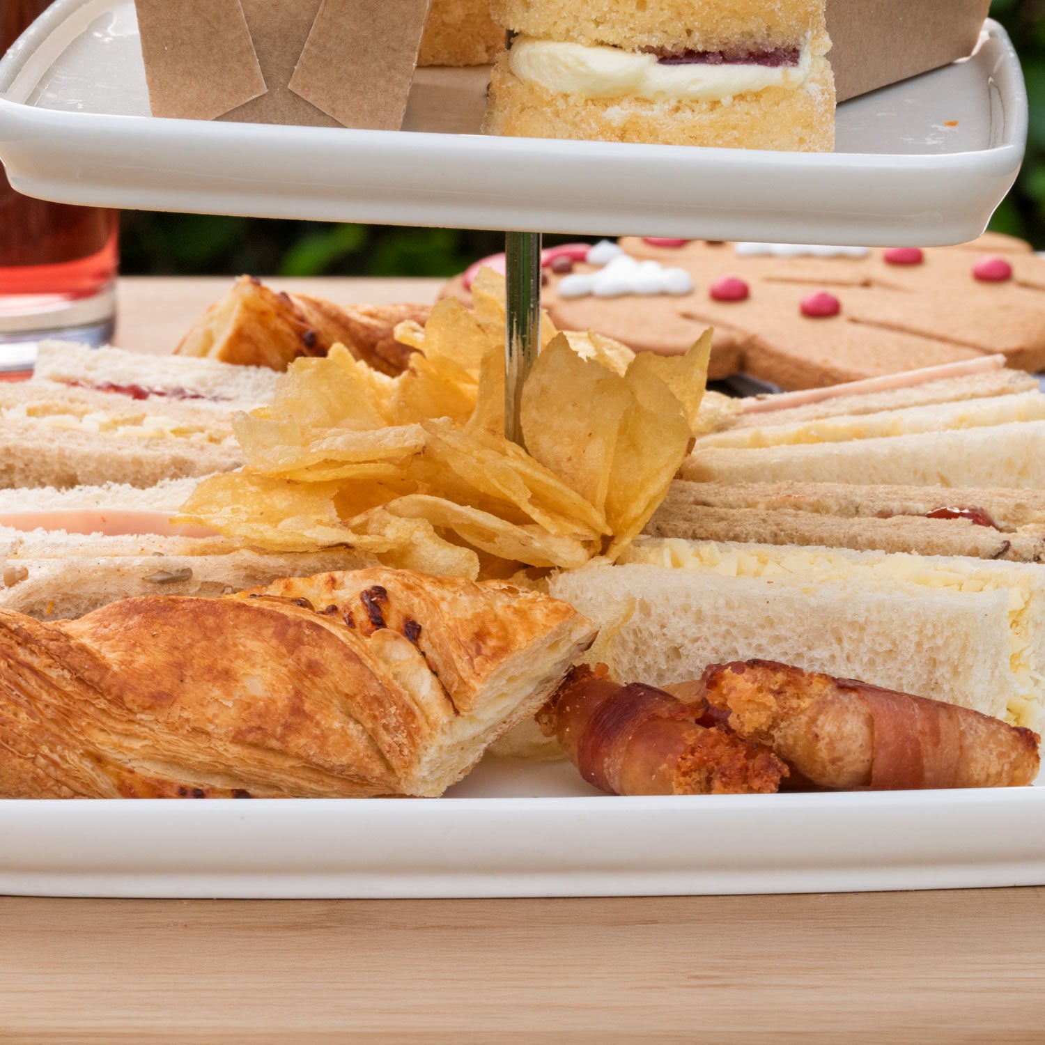 Children's Christmas Afternoon Tea from the Helenium Tearoom at Barnsdale Gardens