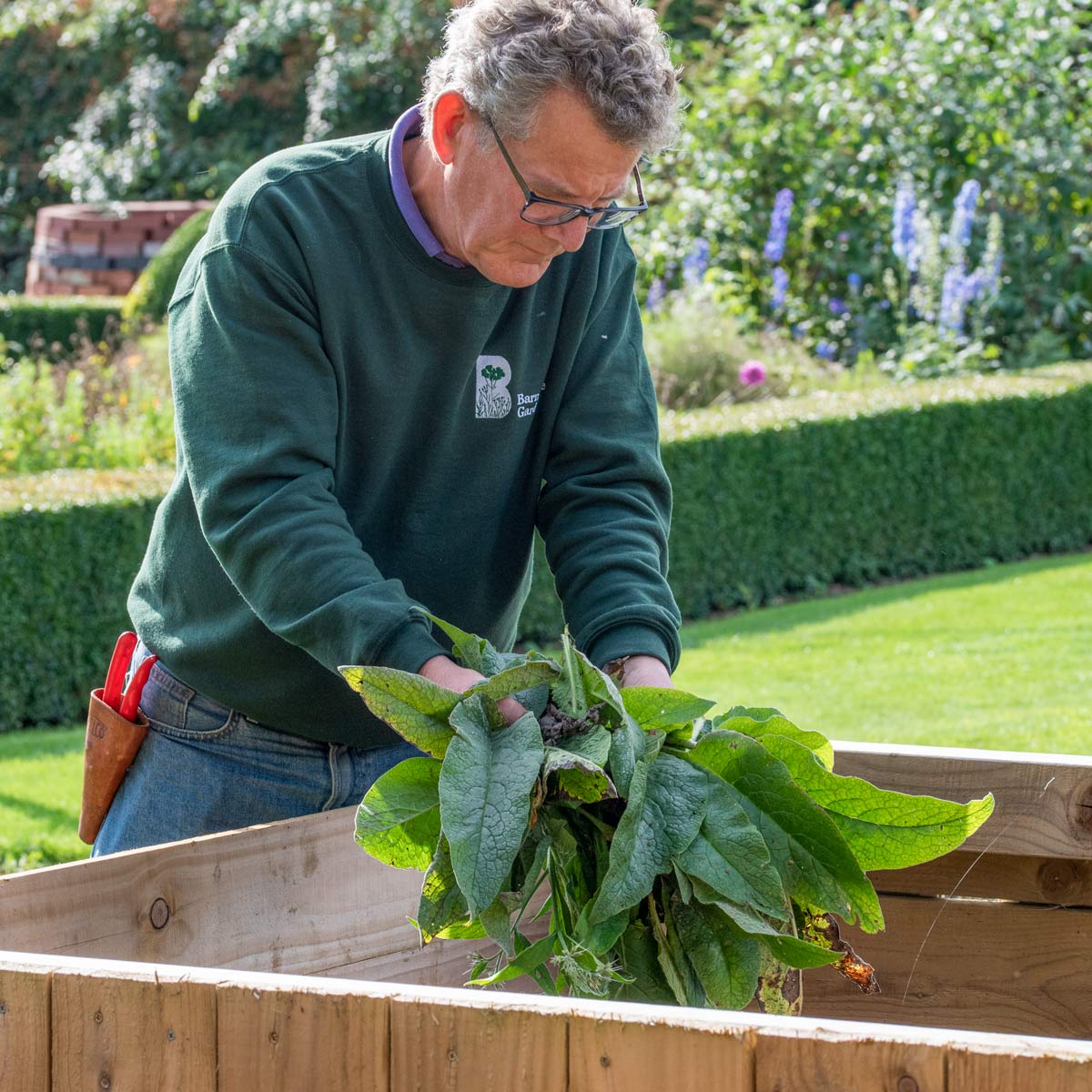 Composting course at Barnsdale gardens with Nick Hamilton
