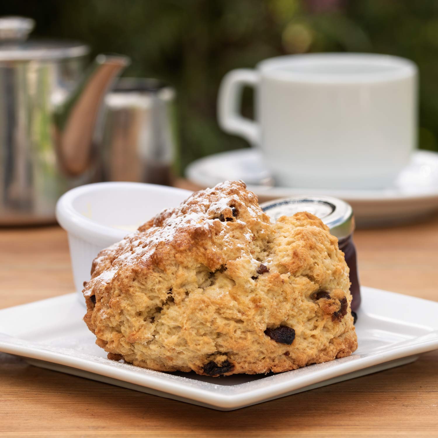 Cream Tea from The Helenium Tea Room at Barnsdale Gardens
