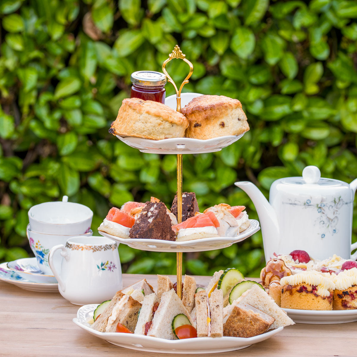 Mother's Day Afternoon Tea from ther Helenium Tearoom at Barnsdale Gardens