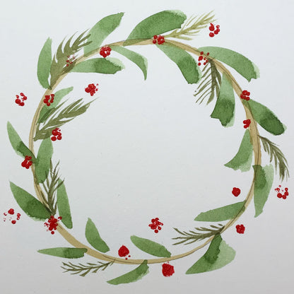 Watercolour Christmas Card Workshop: 13th November, 2026