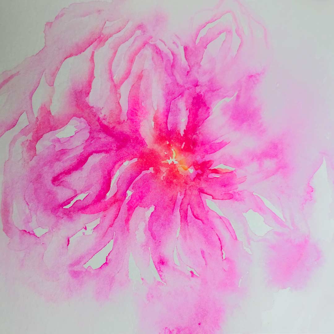 Watercolour Painting course: Wet into Wet Roses