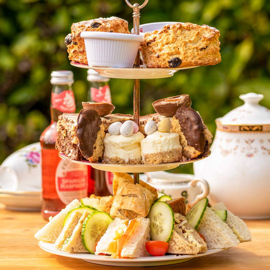 Easter Afternoon Tea from The Helenium Tearoom at Barnsdale Gardens